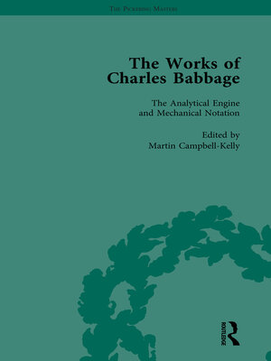 cover image of The Works of Charles Babbage Vol 3